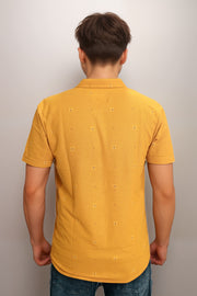 Half Sleeve Men's Printed Casual Shirt