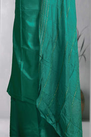 Silk Churidar Material – Golden Thread Work with Sequins