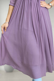 Georgette Flared Top - Stone Work