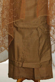 Elegant Silk Churidar Material-Floral Print