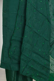 Silk Churidar Material-Sequins Work