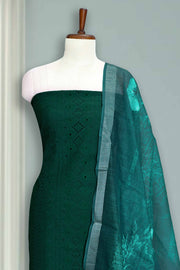 Hakoba Churidar Material with Embroidery Work