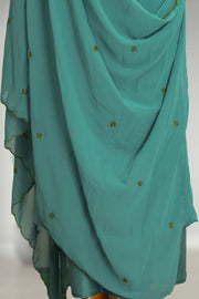 Georgette Churidar Material – Embroidery & Sequins Work