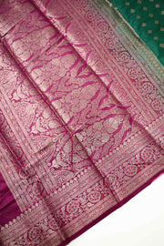 Banarasi Silk Saree – Golden Work with Border