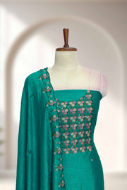 Silk Churidar Material