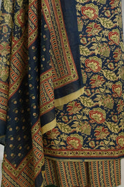 Cotton Churidar Material-Kalamkari Print