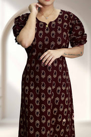 Cotton Night Dress – Free Size