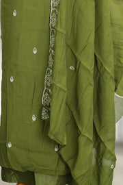 Silk Churidar Material-Embroidery Thread