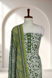 Embellished Cotton Churidar Set