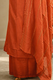 Silk Churidar Material – Golden Thread Work with Sequins