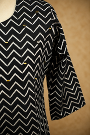 Elegant Threadwork Long Top