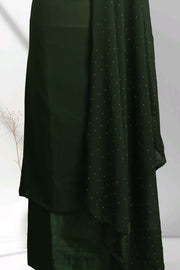Georgette Churidar Material – Golden Thread Work