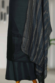 Silk Churidar Material with Golden Embroidery Thread