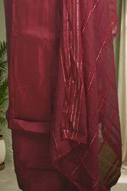 Silk Churidar Material – Golden Thread Work with Sequins