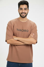 Anime Printed Drop Shoulder Five Sleeve T-Shirt – Tanjiro Edition