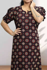 Cotton Night Dress – Free Size