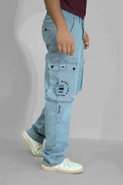 Nine-K Mens Cargo – Plain Denim