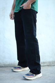 RawEdge Wide-Leg Denim Baggy Jeans