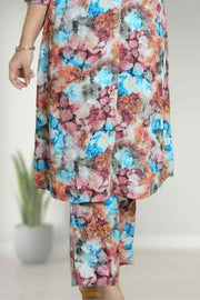 Crape Co-Ord Set – Floral Print