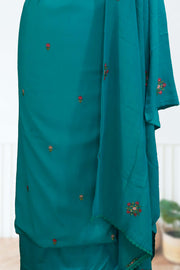 Elegant Silk Churidar Material – Thread & Sequins Delight