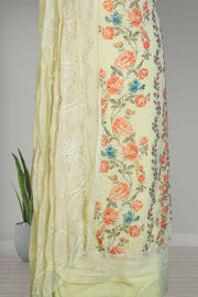Floral Georgette Churidar Material Set