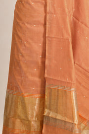 Golden Kasavu Silk Churidar Material