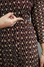 Printed Rayon Feeding Top