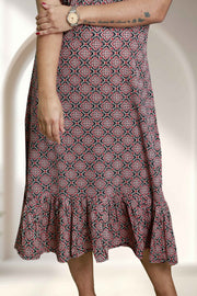 Printed Cotton Flared Top Nightdress