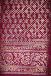 Banarasi Silk Saree – Golden Work with Border