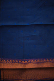 Semi Silk Saree – Big Border with Butta Work