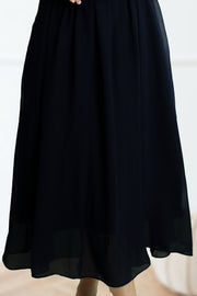 Flared Georgette Kurti – Cut Bead & Sequins Work