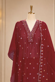 Classic Sequin Silk Churidar Material