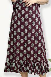 Comfy Cotton Night Dress – Printed Perfection