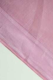 Fancy Cotton Saree with Silver Shine Border