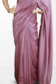 Fancy Vichitra Saree – Silver Glitter Elegance