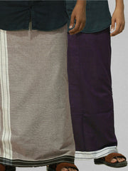 Men's Cotton Colour Dhothi (COMBO OFFER) - 298/-