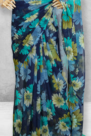 Georgette Saree – Floral Print