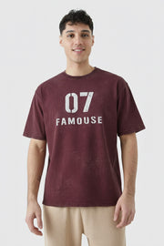 Hog & Fog Off-Shoulder Five Sleeve T-Shirt Print Design