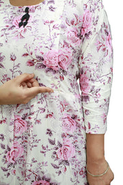 Printed Rayon Feeding Top