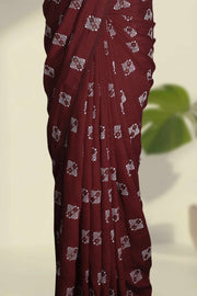 Georgette Saree – Full Body Print Work