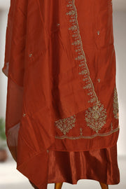 Silk Churidar Material – Thread Work with Sequins