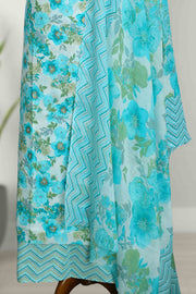 Cotton Churidar Material – Sequins with Cut Bead Work