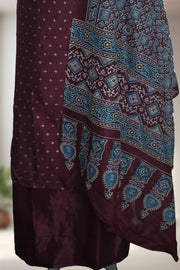 Silk Churidar Material Butta Work