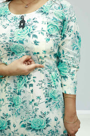 Printed Rayon Feeding Top