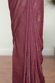 Fancy Saree – Golden Line Elegance