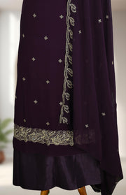 Elegance Stone Work Georgette Dress Material