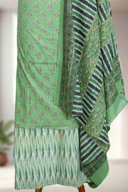 Cotton Churidar Material Thread and Sequins Work