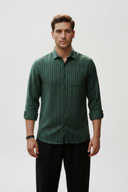 Harbour Lines Men’s Cotton Regular Fit Casual Shirt