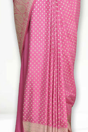 Banarasi Silk Saree with Body Butta & Border Design