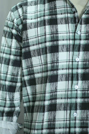 Harbour Slim Fit Checked Men Pure Cotton Casual Shirt